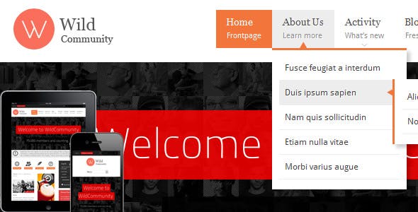 WildCommunity - BuddyPress Community Theme