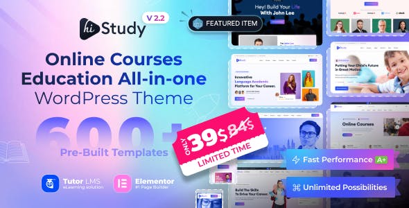 Education WordPress Theme | HiStudy