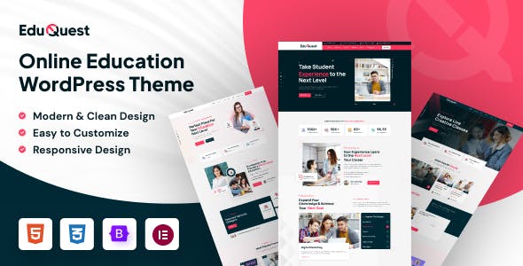 EduQuest – Education LMS WordPress Theme