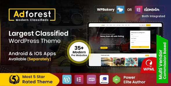 AdForest - Classified Ads WordPress Theme