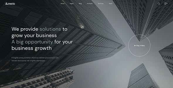 Americ - Corporate Business WordPress Theme