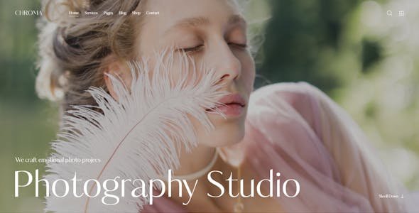 Chroma - Photography Portfolio WordPress Theme