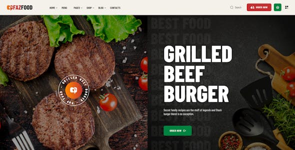 Fazfood - Fast Food Restaurant WordPress Theme