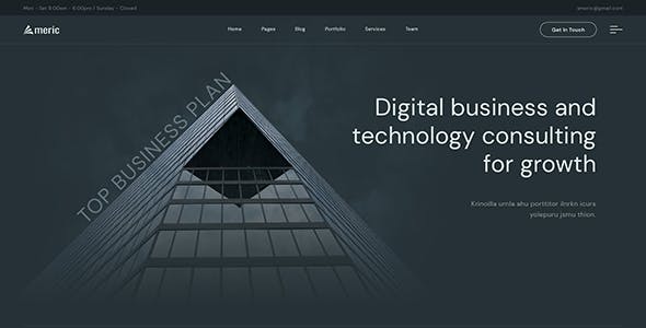 Americ - Corporate Business WordPress Theme