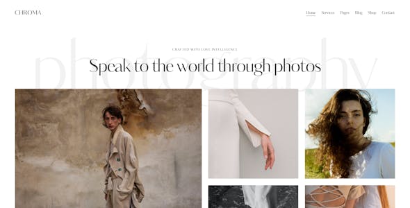 Chroma - Photography Portfolio WordPress Theme