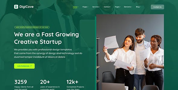 Digicove - Digital Marketing Agency WordPress Theme