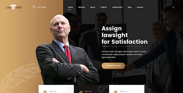 Lawsight - Law & Lawyer WordPress