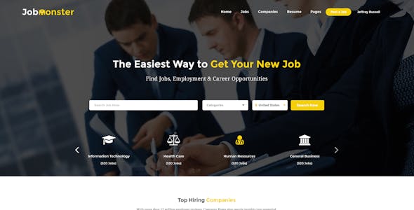 Jobmonster - Job Board WordPress Theme