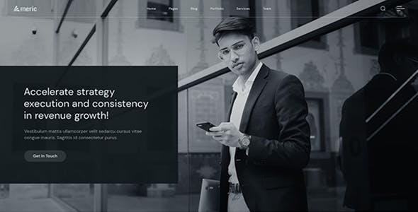 Americ - Corporate Business WordPress Theme