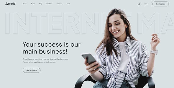 Americ - Corporate Business WordPress Theme