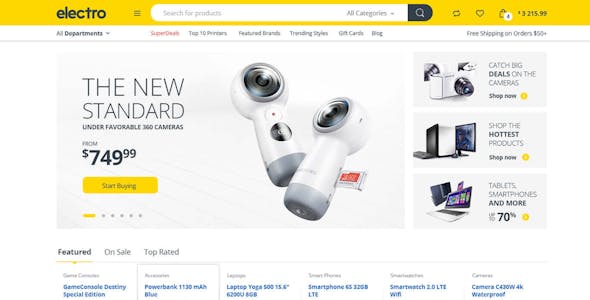 Electro Electronics Store WooCommerce Theme