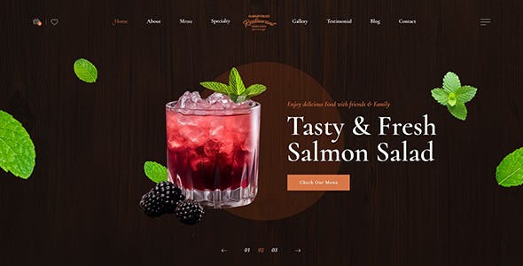 Hungrybuzz - Restaurant WordPress Theme