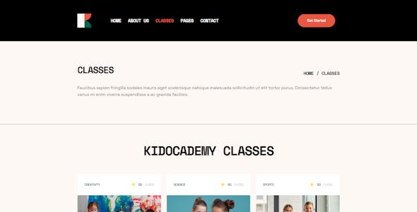 Kidocademy - Kindergarten & Preschool Elementor Template Kits