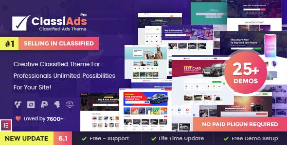 Classiads - Classified Ads WordPress Theme