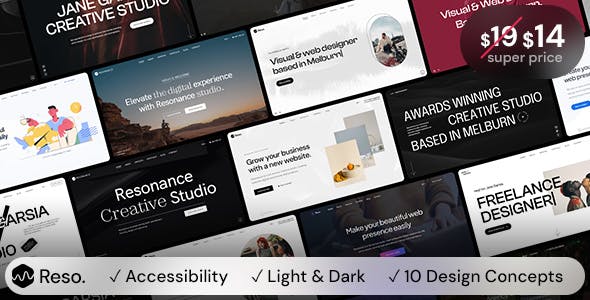 Resonance - Multipurpose One/Multi Page Template