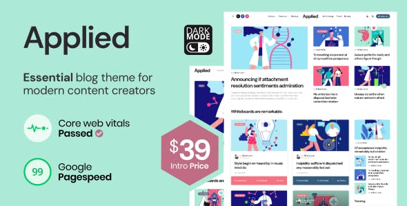 Applied - Essential Blog theme for Modern Content Creators