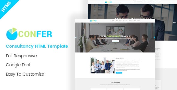 Confer - Business Consulting HTML Template