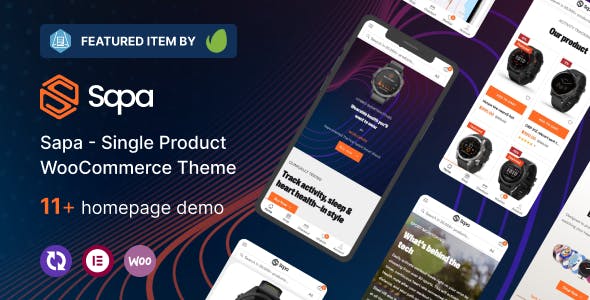 Sapa - Product Landing Page WooCommerce Theme