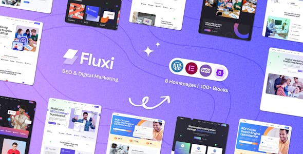 Fluxi - SEO Marketing Digital Agency WordPress Theme