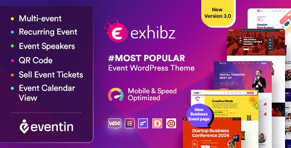 Exhibz | Event Conference WordPress Theme